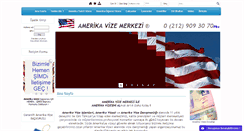 Desktop Screenshot of amerikavizemerkezi.com
